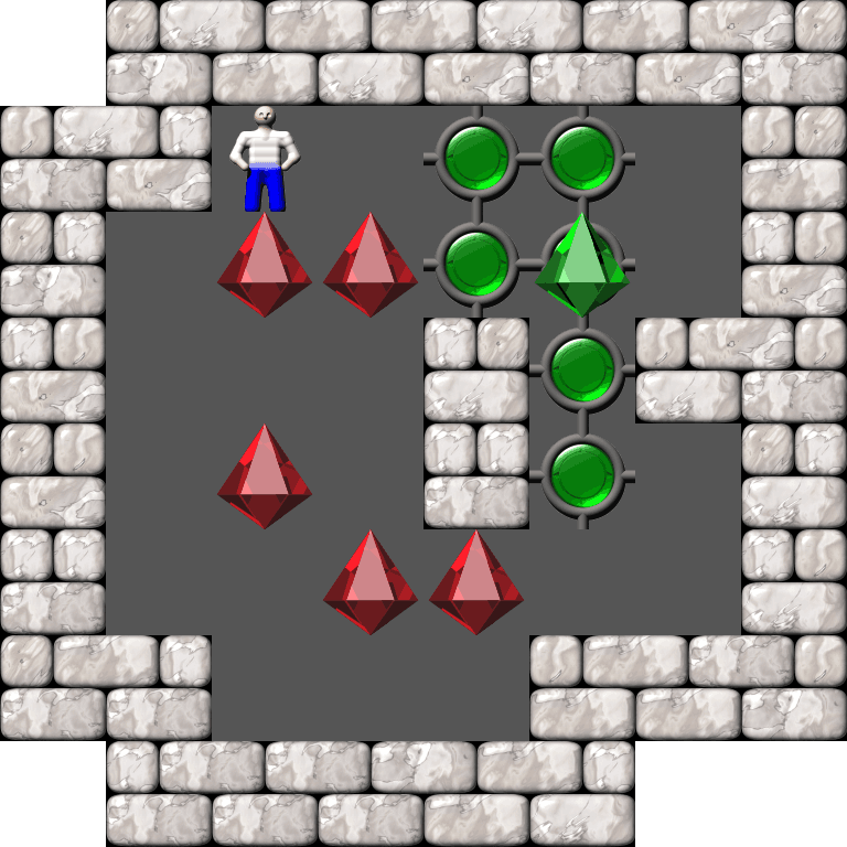 Sokoban Serg Belyaev 6 level 21